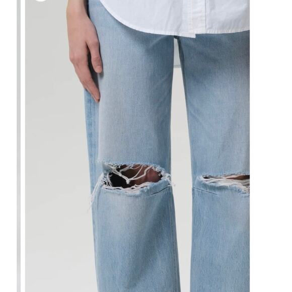 NWT Citizens of Humanity Miro Relaxed Jean in Damaris Wash Sz 32 Barrel Ankle - Picture 4 of 15